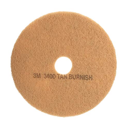 Disque de polissage 3M Tan Burnish Pad 3400 pour lustrage régulier des grands halls