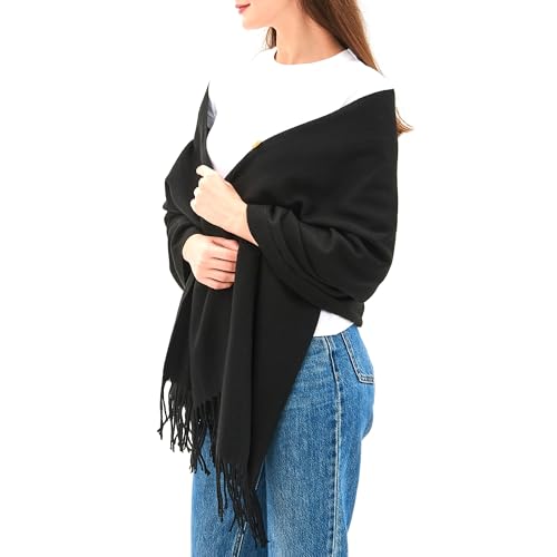 Alpine Swiss Womens Shawl Evening Wrap Pashmina Large Scarf Fringe Cape Poncho4