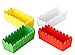 Produktbild iTemer Blumentopf/Pflanztopf in Zaun-Optik, Kunststoff, Blumenkasten für Fensterbank, rechteckig, 19 x 8 x 6 cm, zufällige Farbauswahl