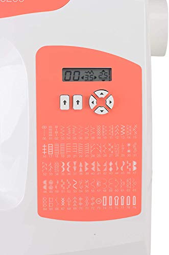 Singer Vrije armnaaimachine C5205 LED-licht, met display, met aanschuiftafel wit, rood - Image 5