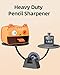 ZMOL Electric Pencil Sharpener，Heavy Duty Pencil Sharpeners for Classroom，Cute Pencil Sharpener Plug in for Kids,Auto-Stop Pencil sharpener for No.2 / Colored Pencils，Best Electric Pencil Sharpener