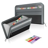 Coupon Receipet Organizer Holder, 13 Pockets Small Accordian File Organizer,Junior Size 10.8x6.8 Inc