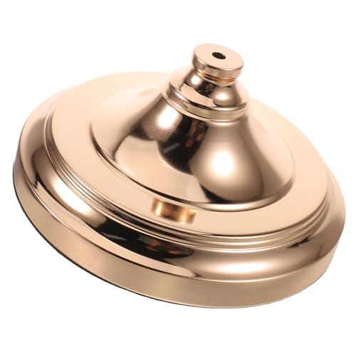 Douille ronde en fer de 260 mm pour sublimer le socle lumineux rond doré de votre bureau