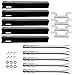 Bar.B.Q.S Replacement Brinkmann Heavy-Duty 810-8501-S Burners,Crossover Tubes, Heat Plates