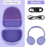 RIYADAone Twarde etui kompatybilne z JBL Tune 760NC/770NC/520BT/720BT/510BT/570BT/710BT/660NC/560BT JBL Live 460NC słuchawki nauszne (fioletowe)