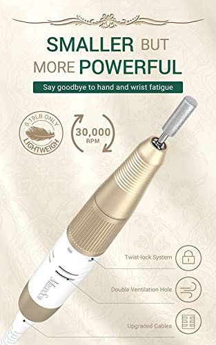 Melodysusie Nail Drill Machine, Electric Nail File Professional For Acrylic Nail,Melodysusie Premium Uv Gloves For Nails,Professional Upf50+ Uv Protection Gloves For Manicures, #TOP4