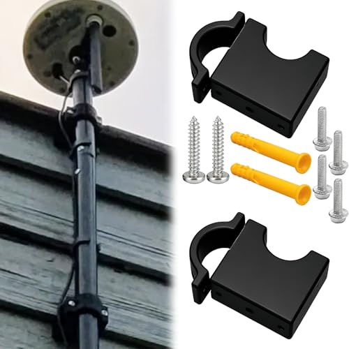 AJEIDYK RTK Antenna Mount Bracket for Mammotion Yuka Mini Elevated Wall Mount Kit 2 Pack