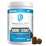 Nootie PROGILITY Advanced Skin & Coat Chews for Dogs - Supports Healthy Skin and Coat to Relieve Itc