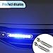 KITUREK 2 Pcs LED Wind Powered Vehicle Lights, Waterproof Car Wind Energy Daytime Light, 8 LED Auto Daytime Running Light, No Need External Power Supply Car Lamps Accessories (Blue)