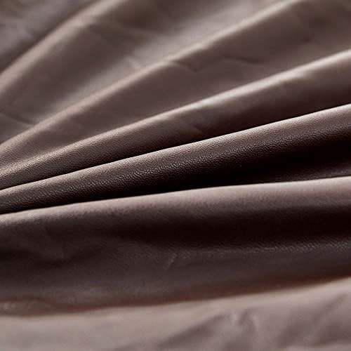BOLUXIU Sofa Seat Cushion Cover-Elastic Faux Leather Sofa Cushion Cover High Stretch Sofa Cushion Cover Waterproof and Oil Proof