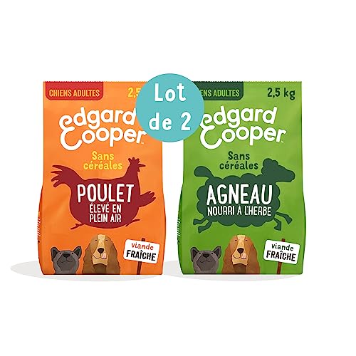 Edgard & Cooper Croquettes Chien Adulte sans Cereales Nourriture Naturelle