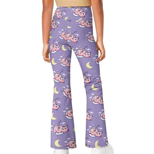 Hawapod Girls Bell Bottom Leggings High Waisted Fashionable Cute Flare Pants Butt Lift Stretchy Daily Yoga Bootcut Pants4