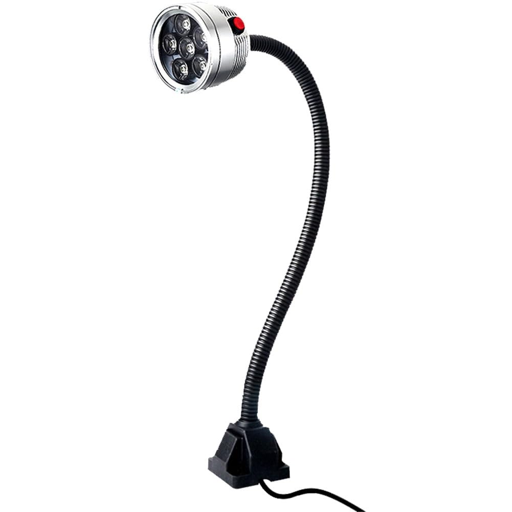 Lampada da lavoro a LED portatile, lampada da lavoro 120 lumen for Watt con collo cigno flessibile, lampada lavoro for macchinisti for banchi da lavoro, macchine da cucire, illuminazione industriale(1