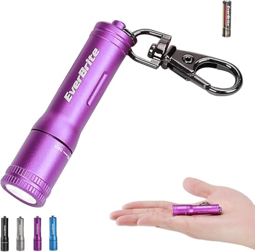 EverBrite Mini Keychain LED Flashlight (Purple)