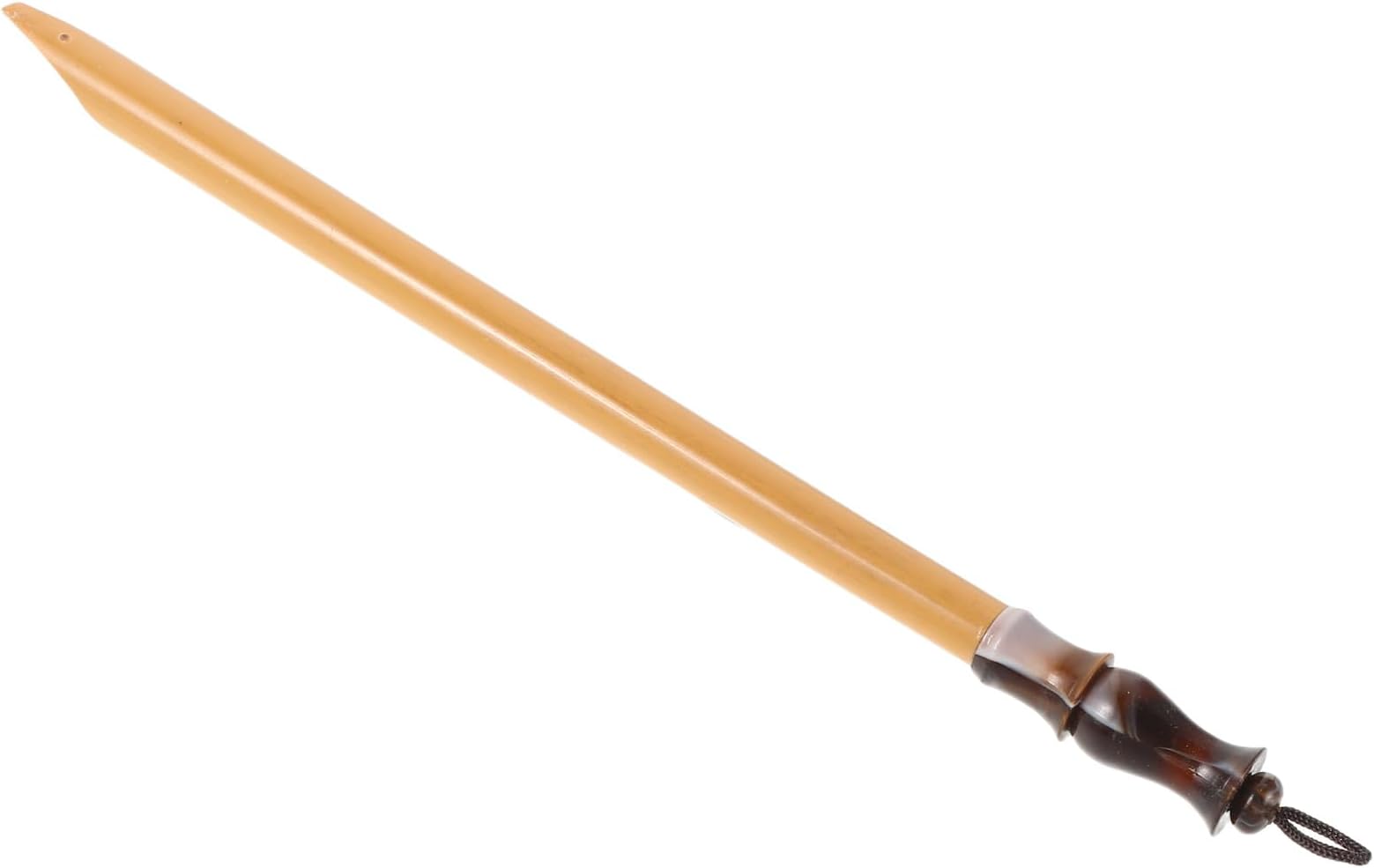 NUOBESTY Handcrafted Bamboo Calligraphy Pen Flat Tip for Chinese and Arabic Writing, Reducing Ink Wastage, Vintage Rustic Style, for Ceramics Sculpture and Painting