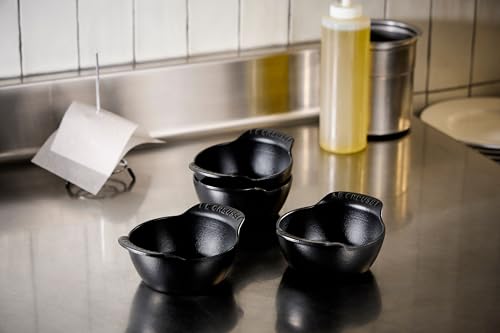 Image of Le Creuset Enameled Cast Iron Mini Cocotte, .3 qt., 4p., Licorice | Gourmand Collection