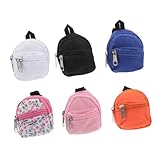Sac à dos de poupée de jeu imaginatif : encourage la créativité et la narration en fournissant un accessoire réaliste pour la poupée et jouer à faire semblant, mini sac à dos pour maisons de poupées, petits sacs