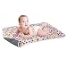 4 en 1 Alèse, Matelas à langer, Protège matelas, Couverture, Tapis de jeu pour Bébé et Enfant - Lavable, Imperméable, Ultra Absorbant, Respirant, Ecologique, Doux (Blanc/motif Hiboux)