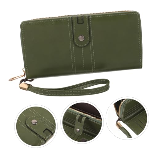 VALICLUD Women Compact Leather Wallet Travel Purse for Ladies Fashionable Design Lightweight and Portable Suitable for Various Occasions Material3