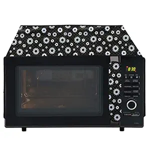 Star Weaves Microwave Oven Top Cover for IFB 25 Litre Convection (25SC3, Metallic Silver) - Oven Top Cover with 4 Utility Pockets and 1 Oven Handle Cover KUM52