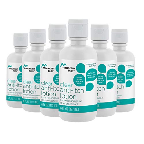 Mountain Falls Clear Anti-Itch Lotion External Analgesic Skin Protectant, Drying Action Plus Itch Relief, 6 Fluid Ounce (Pack of 6)