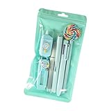 Schulbedarfsartikel mit Lollipop Motiv für Schüler, Geschenk zum Schulanfang, mit mehrfarbigem Stift, Korrekturband, Radiergummi, buntes Schulzubehör für Kinder