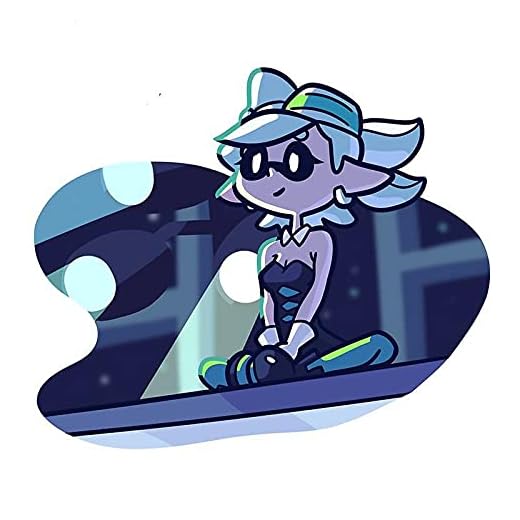 13cm x 11,9 cm para Splatoon Creativite vinilo calcomanía parachoques divertido coche pegatinas impermeable rasguño