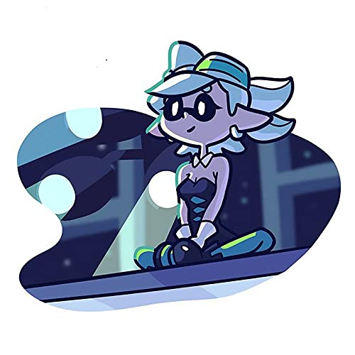 13cm x 11,9 cm para Splatoon Creativite vinilo calcomanía parachoques divertido coche pegatinas impermeable rasguño