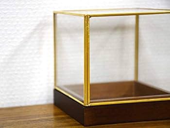 ■ガラス製　オブジェ・写真たて・置物・飾り■ディスプレイ・インテリア Amazon.co.jp: ガラスコレクション ディスプレイケース ミニ