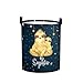Personalized Mom Baby Sloth Waterproof Laundry Basket Handles Collapsible Hamper Storage Basket for Office Bathroom