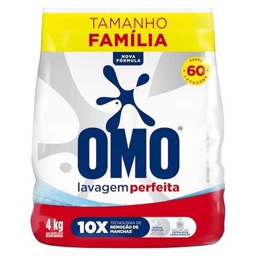 Omo Sabão em Pó Lavagem Perfeita 4Kg Omo Sabão em Pó Lavagem Perfeita 4Kg