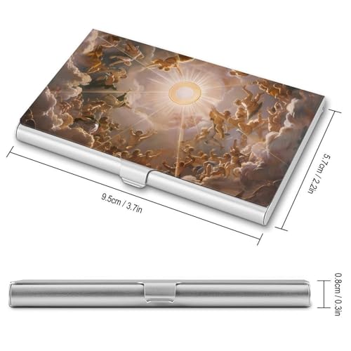 Gods Greek Mythology Business Card Holder Alloy Multi Wallet Credit Card ID Pocket Name Case2