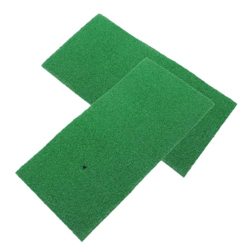 Abaodam 2Pcs Indoor Golf Mat Durable Artificial Turf Hitting Mat for Practice Golf Game Mat for Indoor Use for Beginners and Pros -  SY7X5X0RH42RH2920KBXJ7U