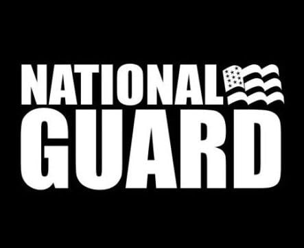 National Guard Sticker Vinyl Decal - Army US Proud Wife Military Family Support,