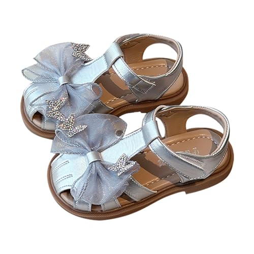 Sandales filles idéales pour l'extérieur du printemps à l'automne avec joli nœud