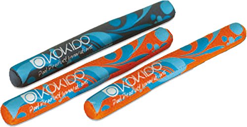 Kokido K562Cbx - Set 3 De Bastones De Buceo De Neopreno Resistente Al Agua Diseño Azul Y Naranja Para La Piscina O Playa Para Niños Y Niñas Mayores De 3 Años