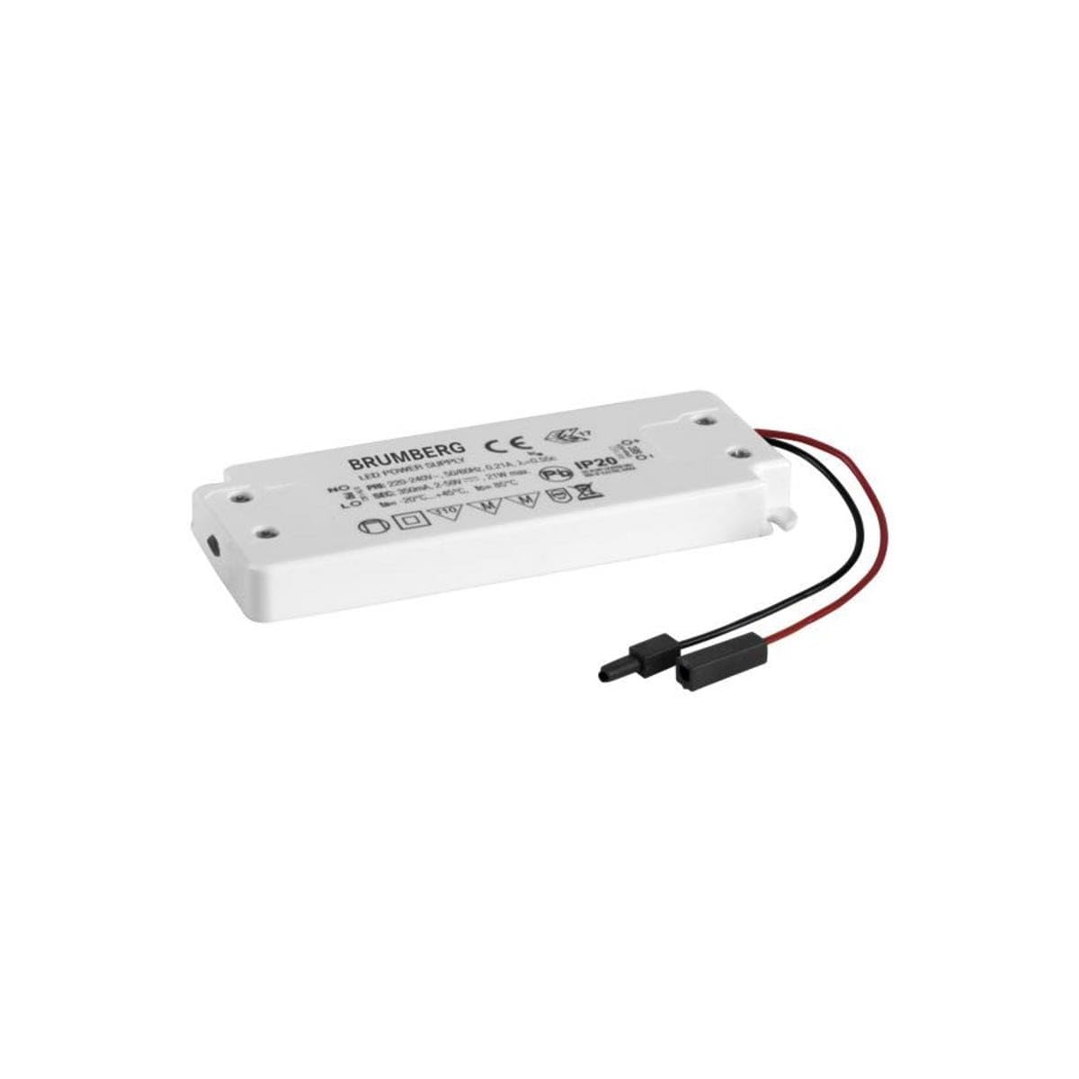 Convertisseur LED 21W 350mA Brumberg anti-scintillement pour éclairage stable
