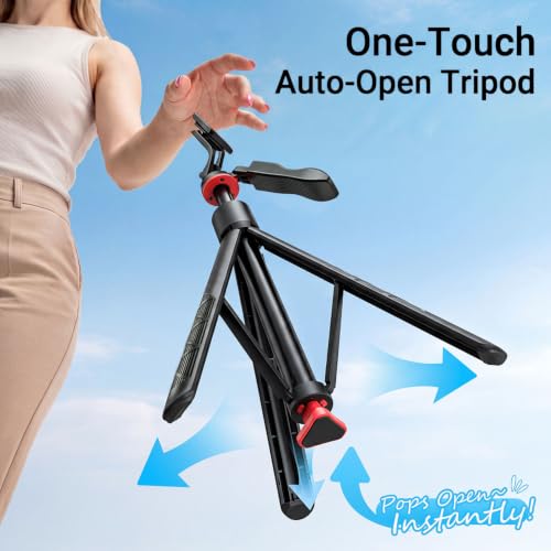 Image of Mobilife Auto-Open Tripod for Phone 72 inch Selfie Stick Tripod 360 Rotatable