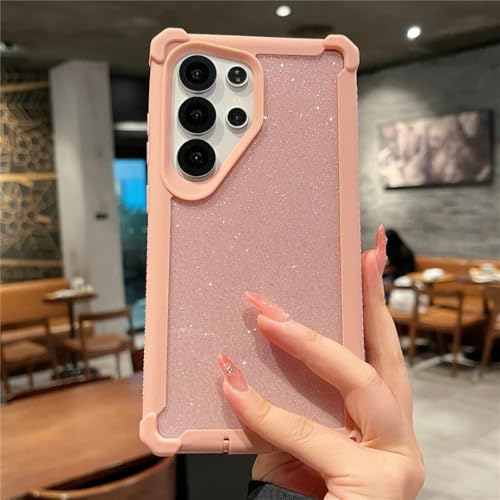 Coque Samsung S25 rose robuste anti-rayures évite la casse grâce au silicone épais