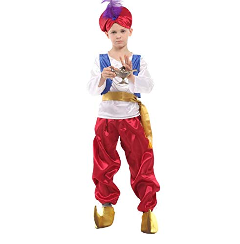 Aladdin Costume-Boys-Arab Aladdin Prince Cosplay-Arabian Genie Aladdin