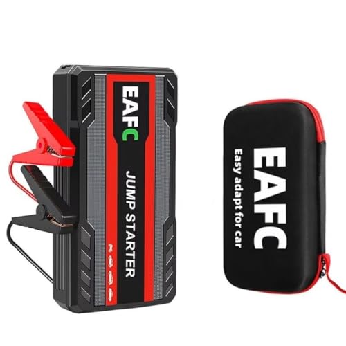 Arrancador de batería de coche 12V 600A portátil con linterna LED