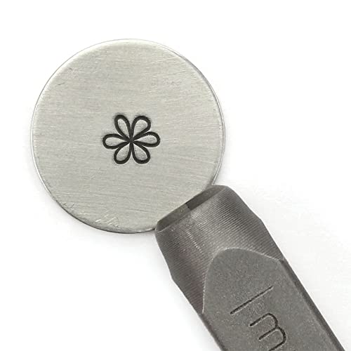 ImpressArt - Whimsy Flower Metal Stamp for Nature Handmade Steel Punches DIY Crafts & Jewelry Making (6mm)