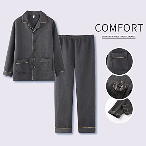 Pyjama classique homme hiver pour vos soirées cocooning et nuits - 5
