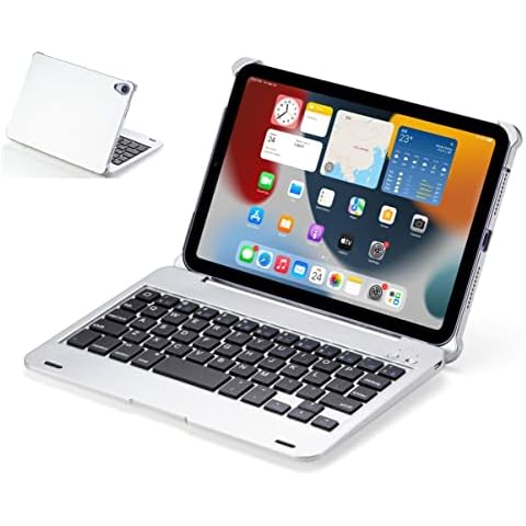 iPad mini6 keyboard case 135 degree smart flip bluetooth keyboard Hard Back Cover Integrated Auto Wake/ Sleep Cover