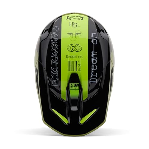 Casque Fox V1 avec ventilation optimale et protection intégrale vert pâle S