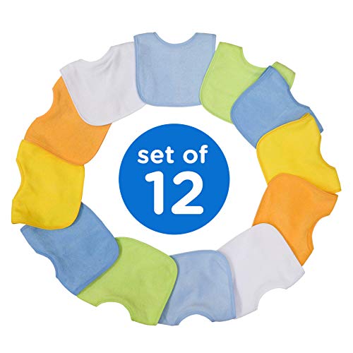 Neat Solutions Boy 12 Pack Water Resistant Bib Set