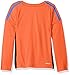 adidas Toddler Boys' Performance Logo Long Sleeve Tee Shirt, Solar Red, 2T
