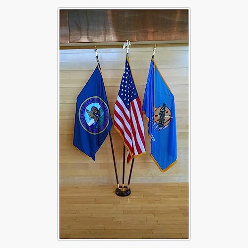 Chickasaw, USA, Oklahoma Flags Native American Tribal Heritage Patriotic Car Window Decor 5" Vinyl Decal Bumper Sticker