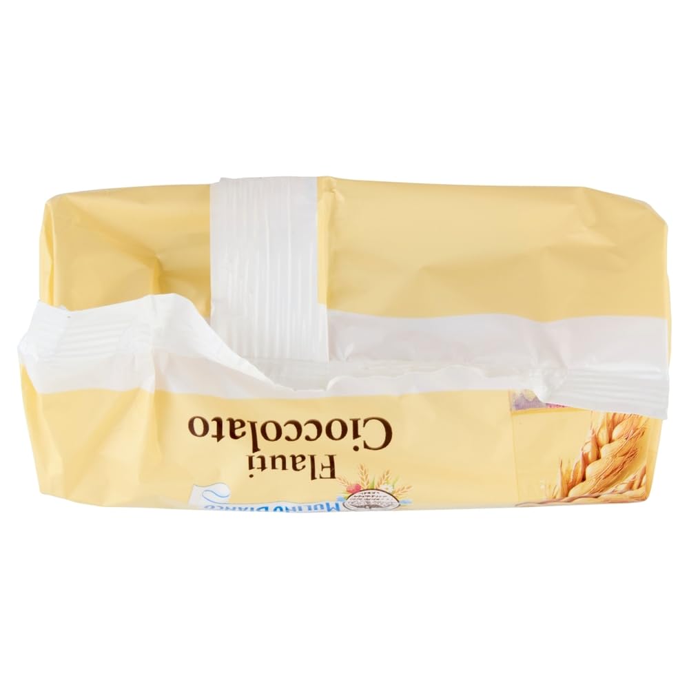 4x Mulino Bianco Flauti Cioccolato, Snacks mit Schokolade, kuchen süßer Snack für zwischendurch (Jede Packung enthält 8 Snack) 280g + Beni Culinari Kostenloser Schlüsselanhänger