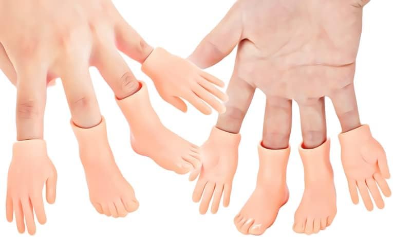 Miniatura 3 de DR DINGUS Manos de dedo (4 manos y pies)